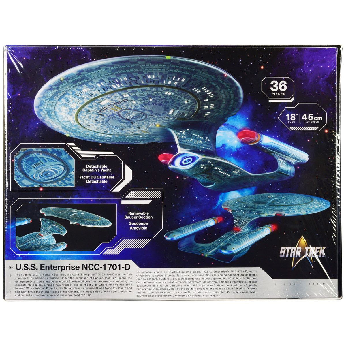 1/1400 Star Trek: The Next Generation U.S.S. Enterprise NCC1701D Model Kit
