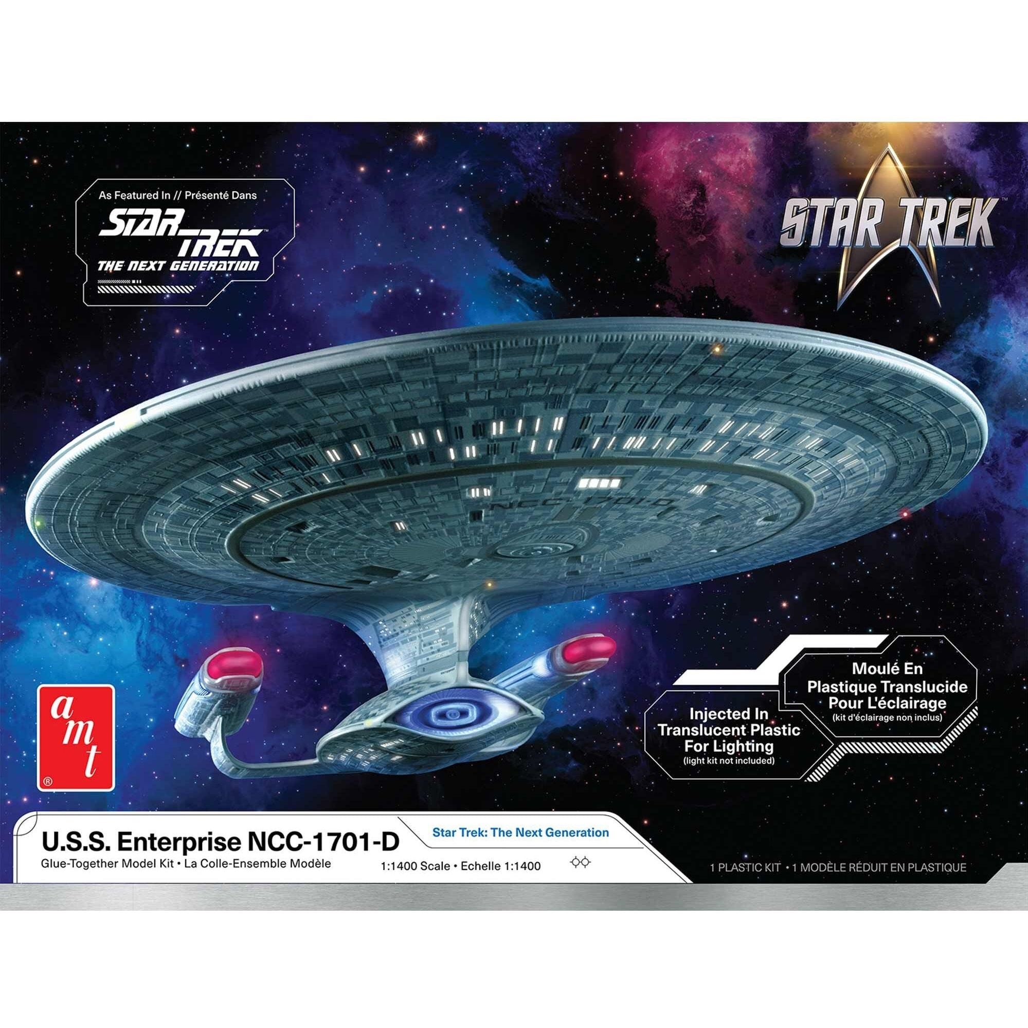 1/1400 Star Trek: The Next Generation U.S.S. Enterprise NCC1701D Model Kit